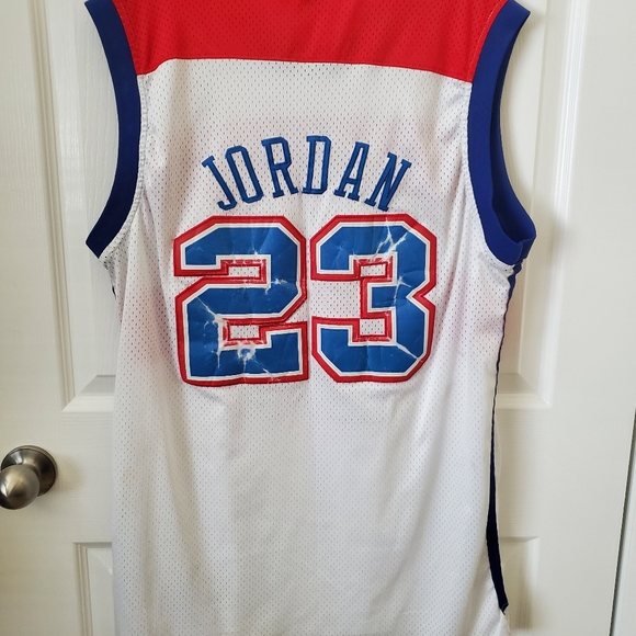 Vintage Nike Michael Jordan Washington Bullets Basketball Jersey Men's Size XL - Picture 3 of 7